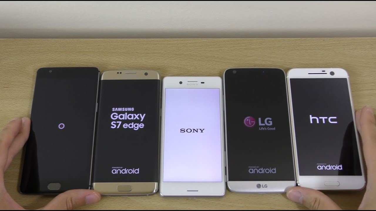 Xperia X Performance vs S7 Edge vs OnePlus 3 vs HTC 10 vs LG G5 - Speed Test!