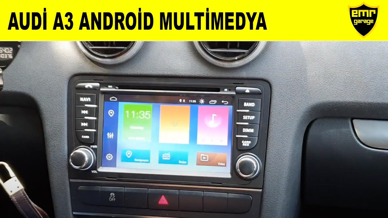 Eski kasa Audi A3 android multimedya ekran tavsiye - Emr Garage Ankara