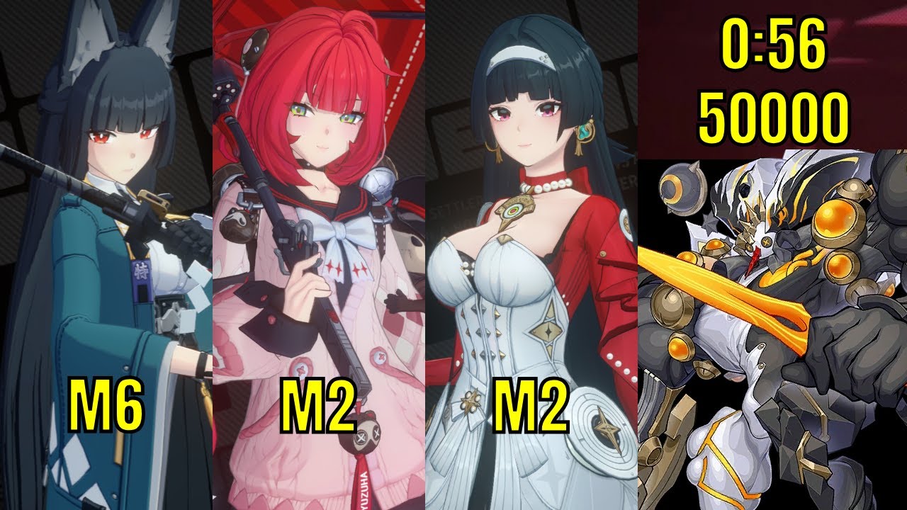M6 Miyabi 50000 Score Shiyu Defense 5 Room 1 | Ft. M2 Astra & M2 Yuzuha | Zenless Zone Zero 2.6