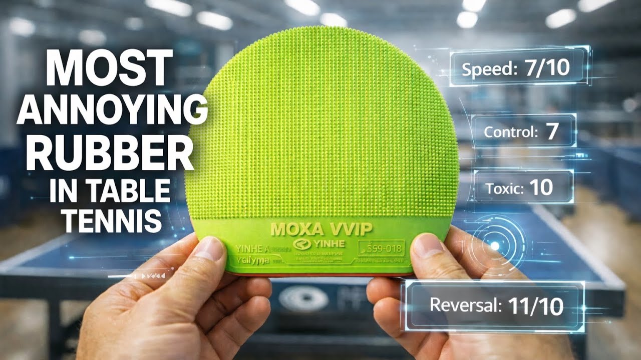 The Most Annoying Long Pips Rubber Ever Made | Yinhe Moxa VVIP