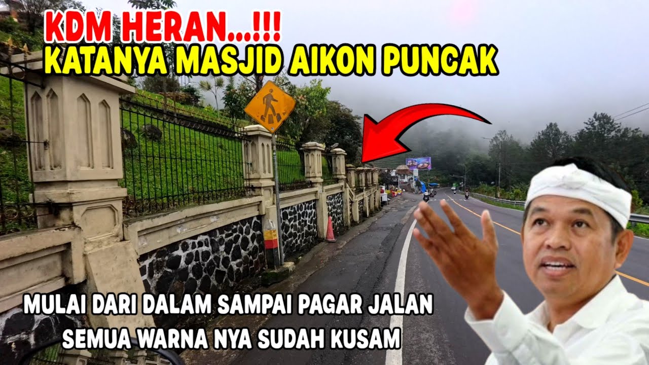 KATANYA MASJID AIKON PUNCAK || UNTUNG KDM HADIR SEMUA JADI BERES