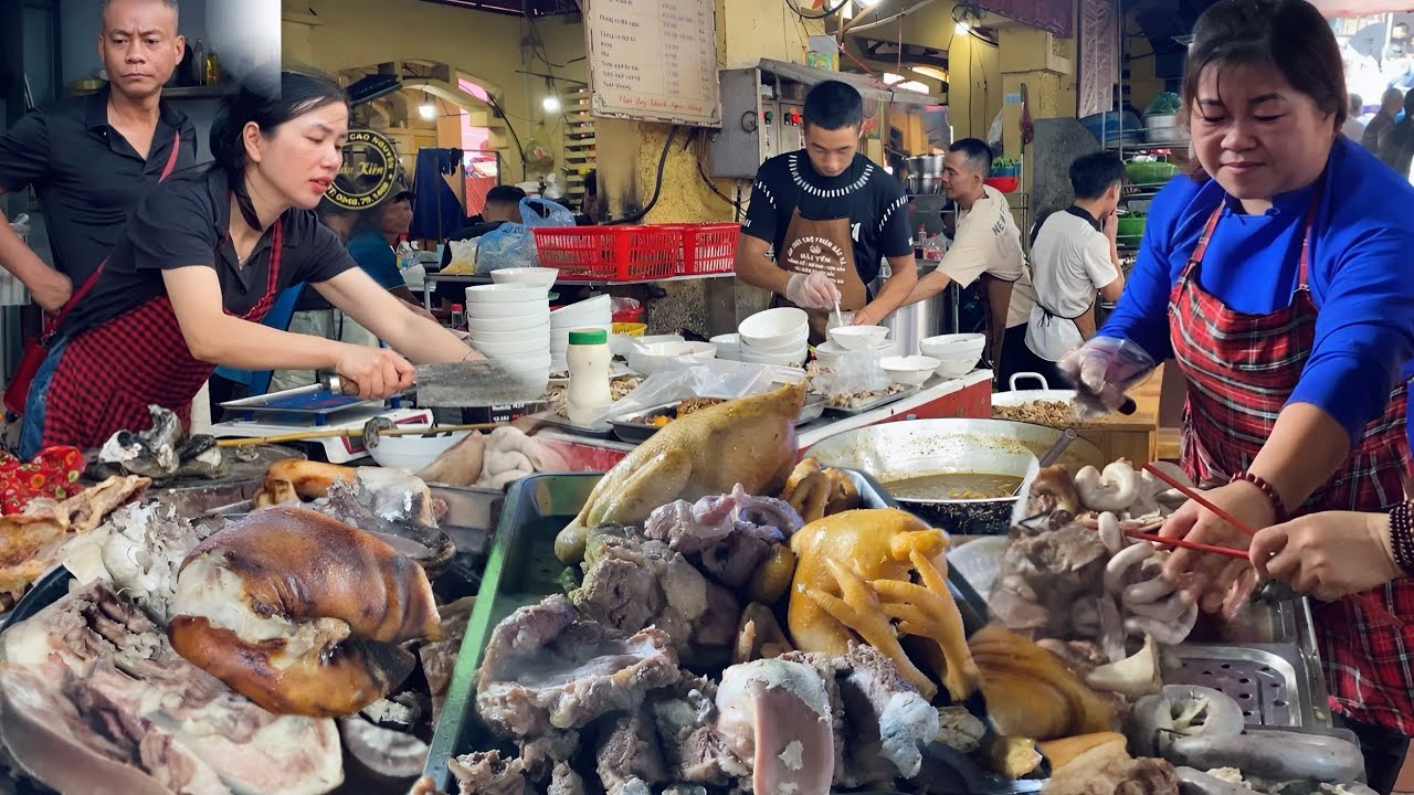 ẨM THỰC NGON NHẤT CHỢ PHIÊN BẮC HÀ TOÀN THẮNG CỐ, LỢN BẢN GÀ ĐEN, THẢO DƯỢC RỪNG QUÝ HIẾM.