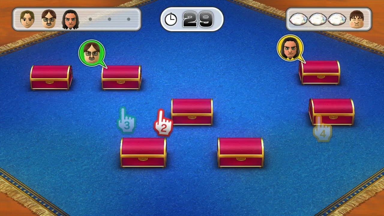Wii Party U minigame: Diamond of Mine 60fps