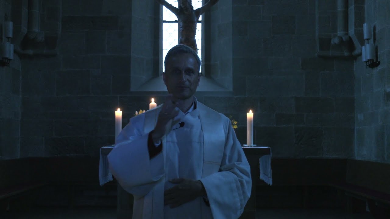 Gottesdienst Ostersonntag Gnadentaler Klosterkirche mit Pfarrer Dieter Kern