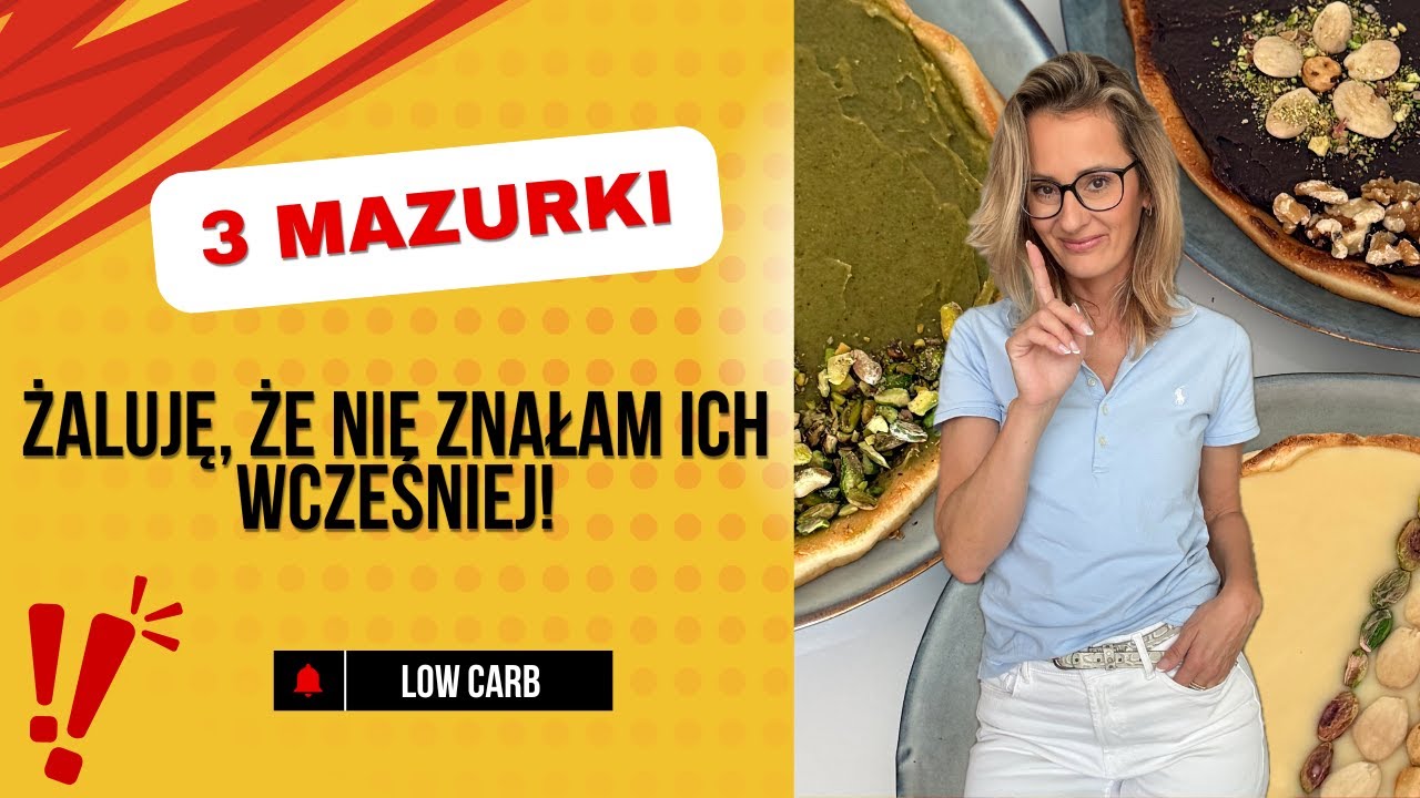 Żałuję,  że nie znałam ich wcześniej! 3 obłędne MAZURKI LOW CARB🤩