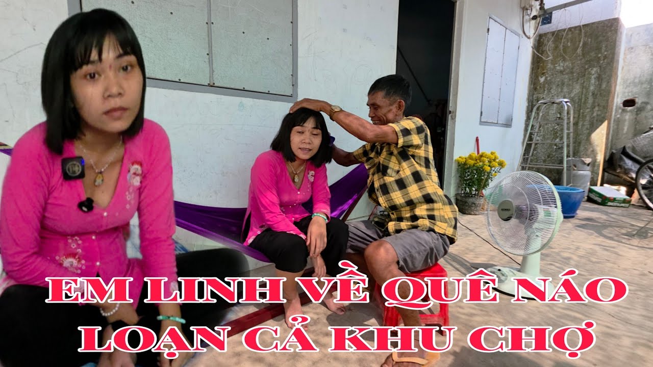 Tới Công Chuyện Em Linh 28 Tuổi Gây Náo Loạn Cả Khu Chợ Người Dân Kéo Nhau Ra Chào Đón Em Linh