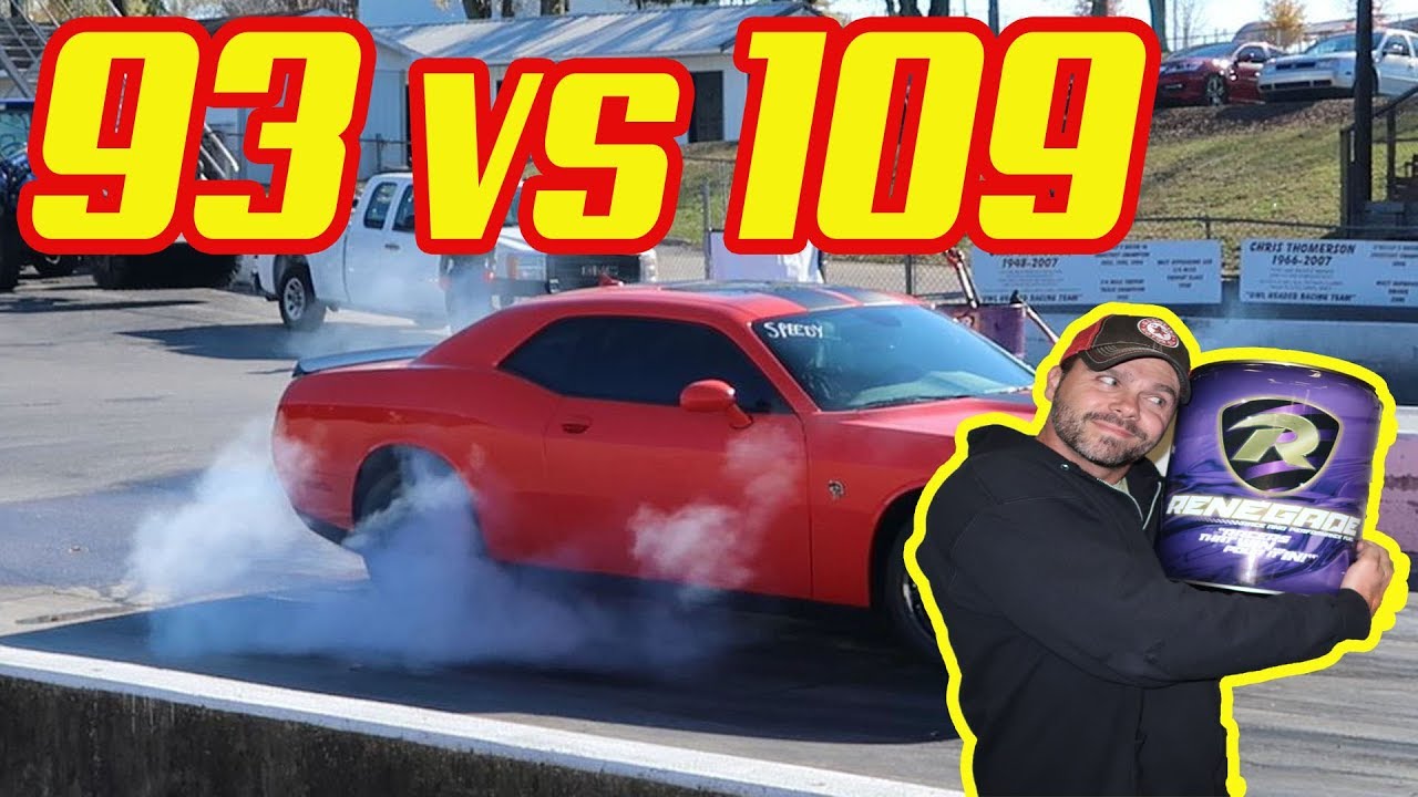 Speedy's Garage Tests 93 Pump Gas vs 109 Race Gas