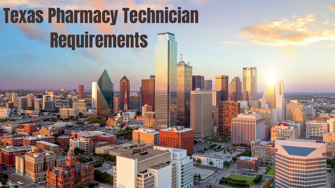 Texas Pharmacy technician requirements| Its Dricaaa
