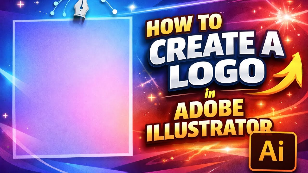 How to Make a Logo in Adobe Illustrator (Step-by-Step Tutorial)   🤌💕#adobeillustrator #design #logo 