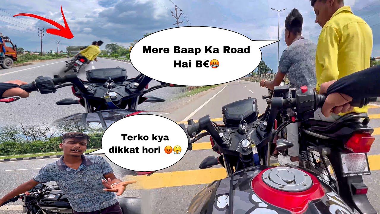 ROAD RAGE with Chapri🤬🤬 || Chapri Boys ne Kia Road pai tamasha😡😤 @AshishRawatVlogs20 #roadrage