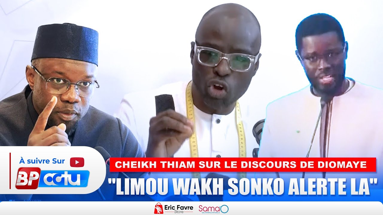 Diomaye-Sonko : L'analyse XXL de Cheikh Thiam : 