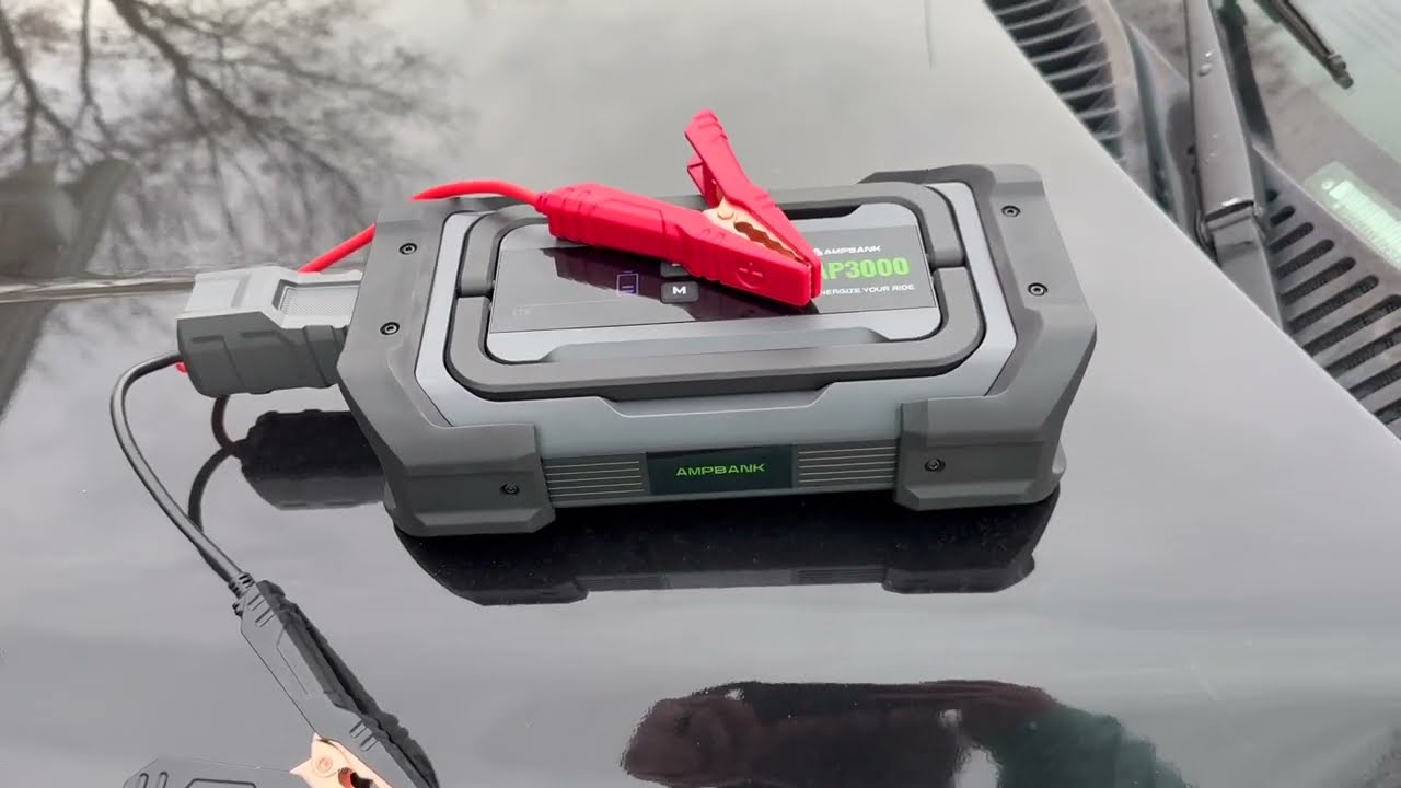 Ampbank AP3000 Review | Jump Starter Inflator Led Flashlight Kickstand Usb Output