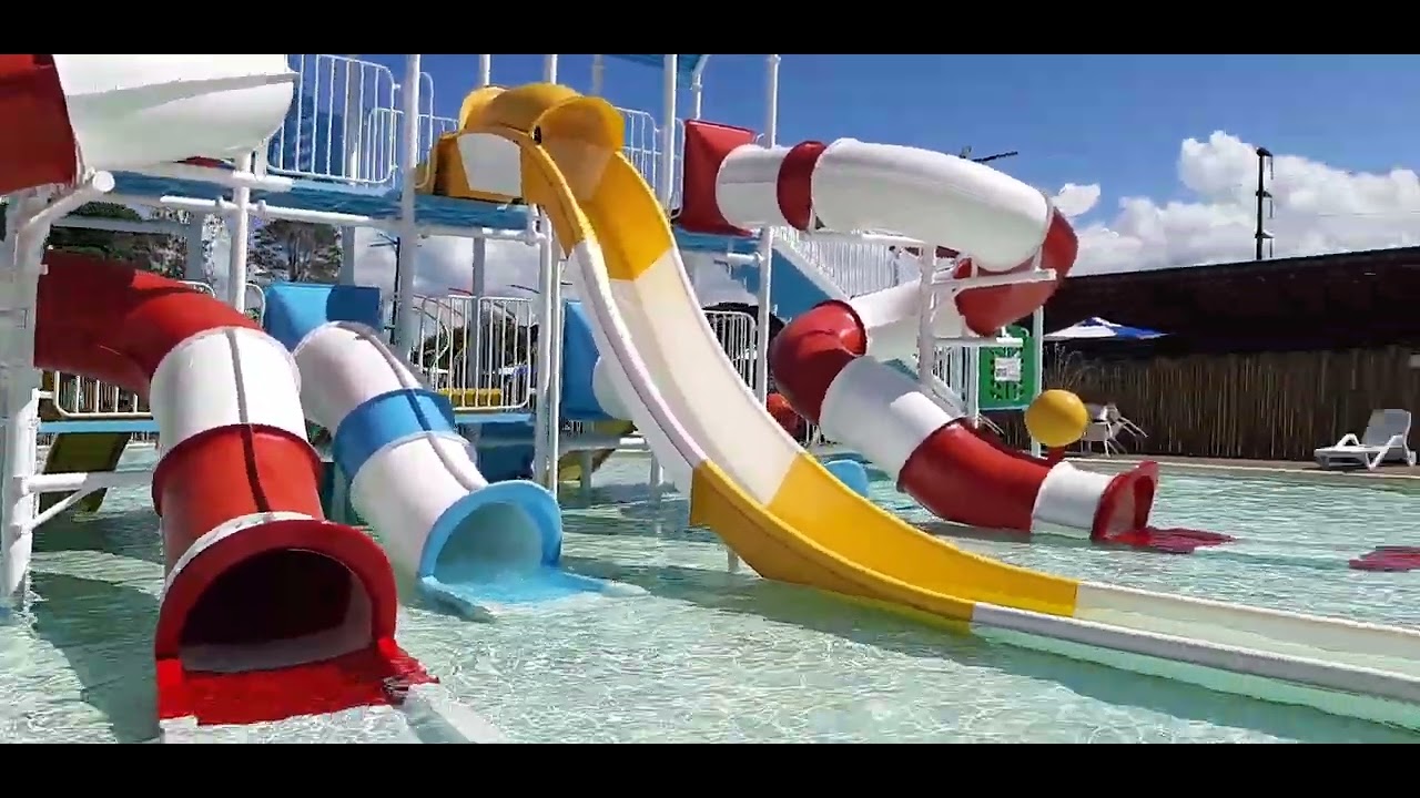 Parque water Kids dentro do brisa da praia ,porto Seguro Bahia Brasil 👍