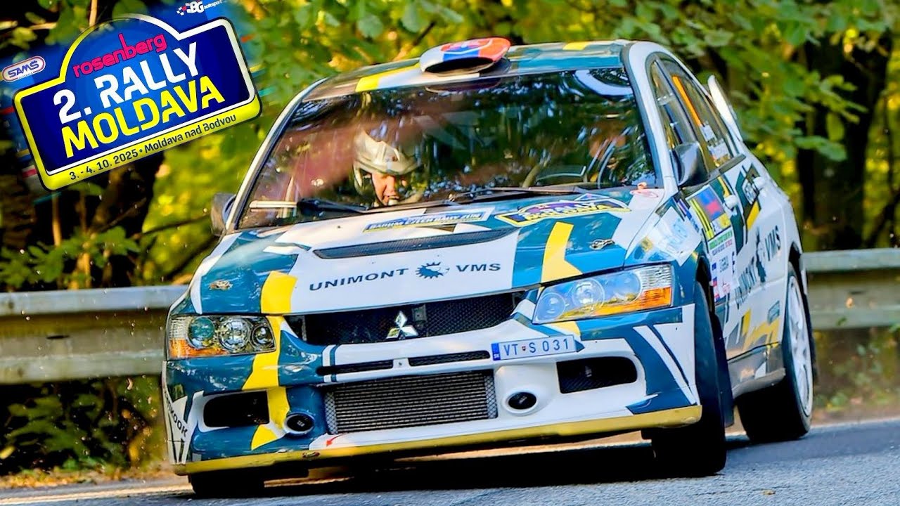 Rally MOLDAVA 2025  Šandrej Dovalovský  Mitsubishi Lancer Evo IX