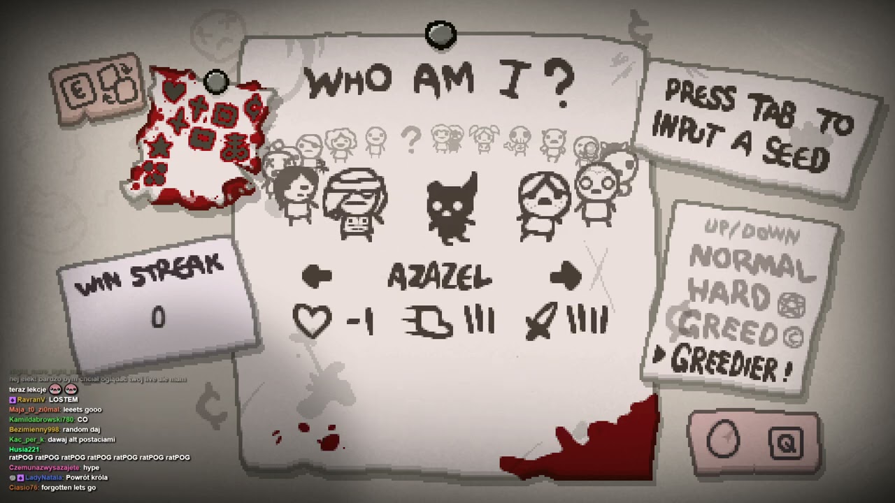 Zapis Live 21.04.2021 - Eleven -  The Binding Of Isaac: Repentance