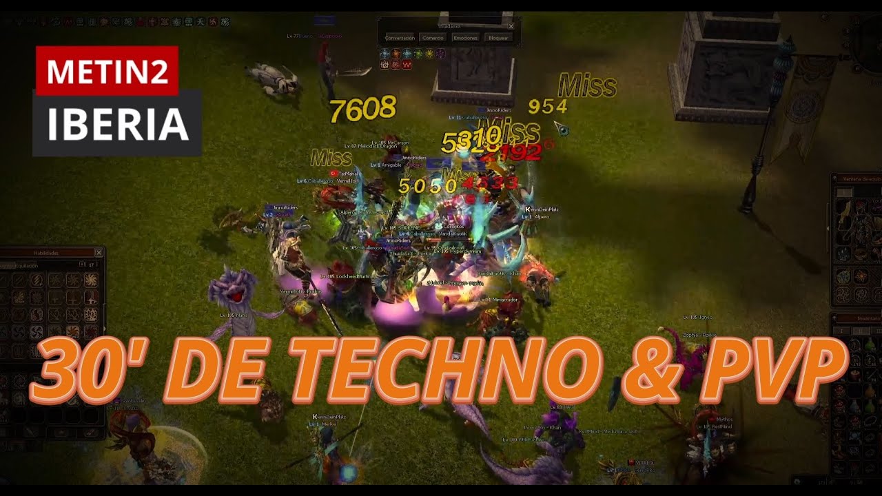 Metin2 IBERIA 30 MIN DE PVP INSANO 💥😨  Metin2.es pvp 2025