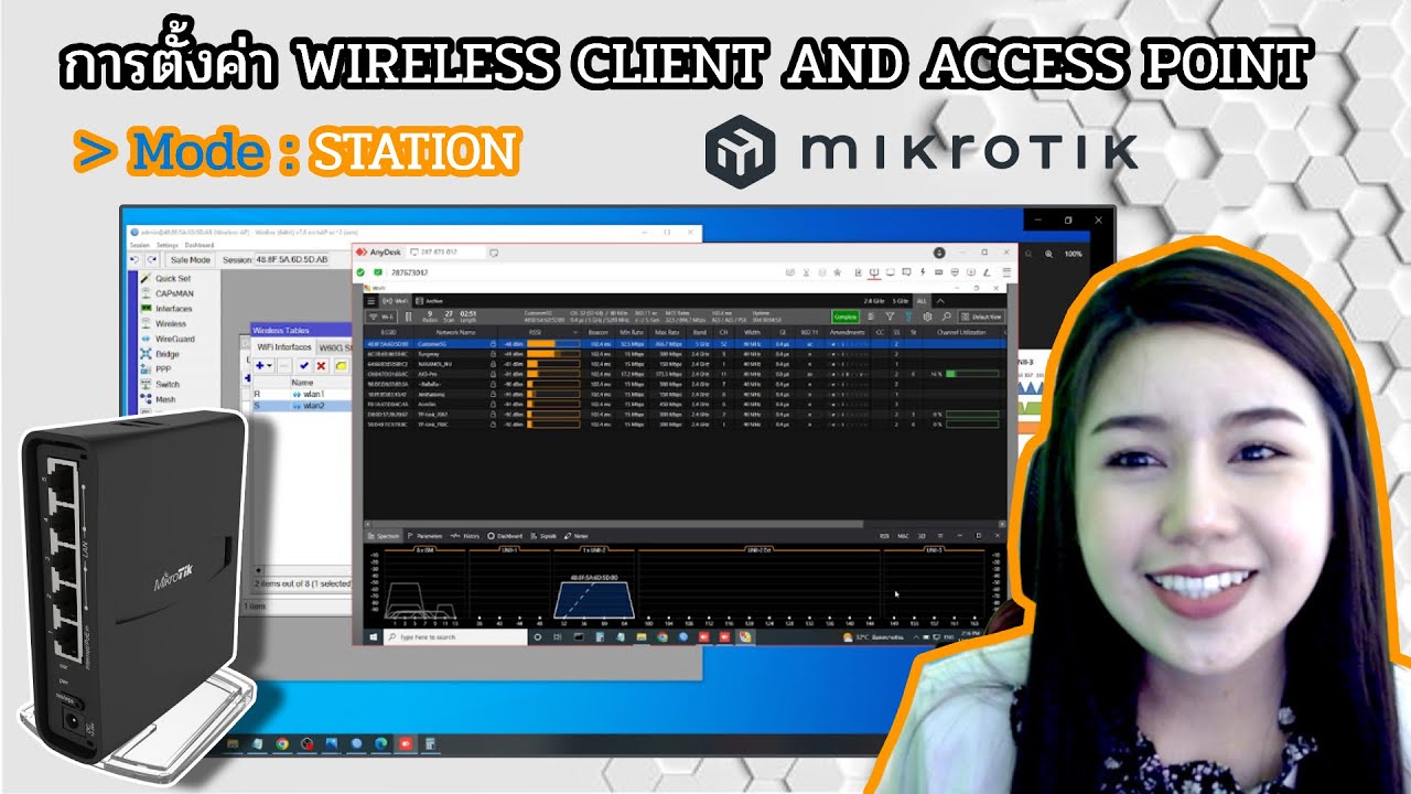 EP.1 - WIRELESS CLIENT AND ACCESS POINT (Mode : Station)