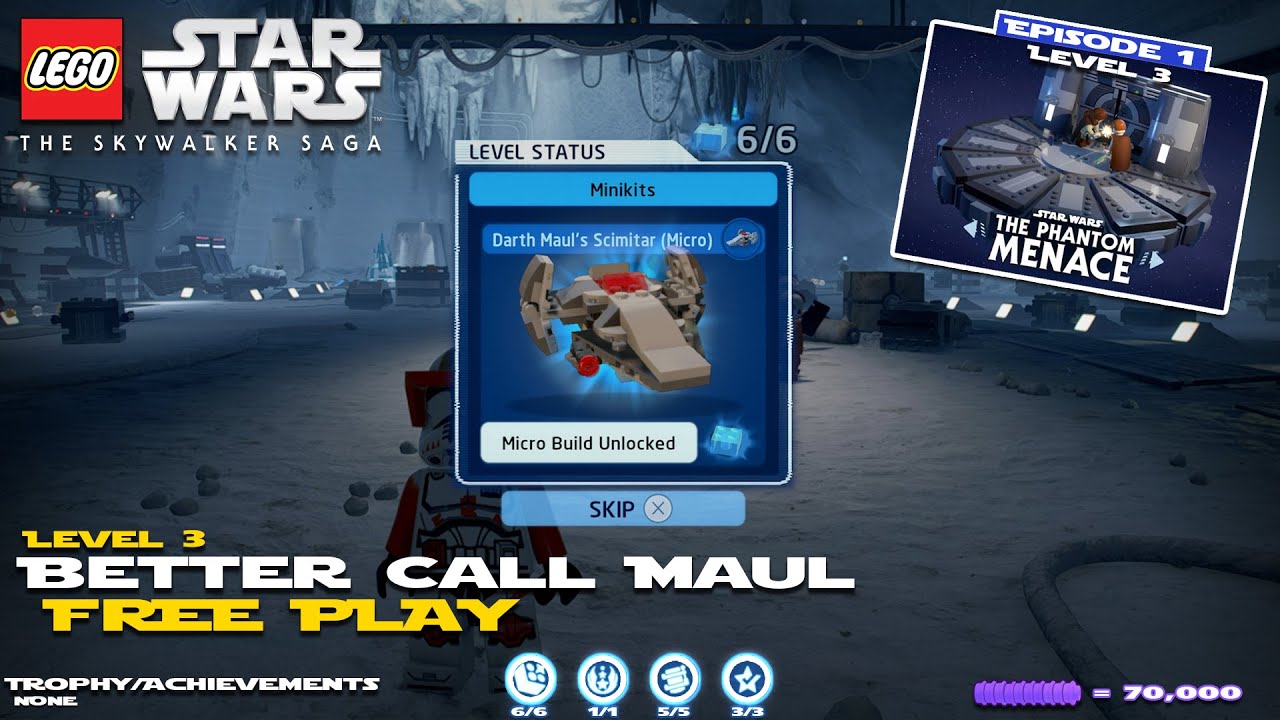 Lego Star Wars The Skywalker Saga: Lvl 3 Better Call Maul FREE PLAY - HTG