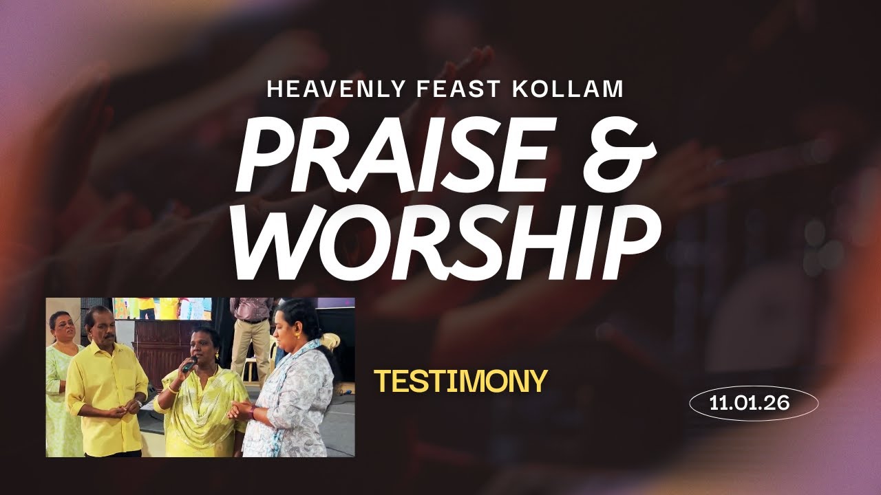 SUNDAY SERVICE | HEAVENLY FEAST KOLLAM 11-01-26