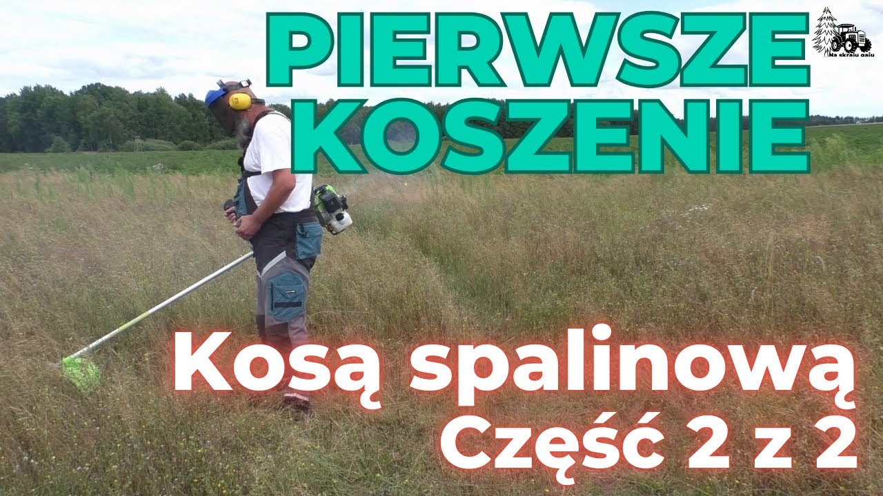 Mój pierwszy raz.  Kosa spalinowa MP0415 Majster Polska.  Cz.2 z 2. Pierwsze koszenie
