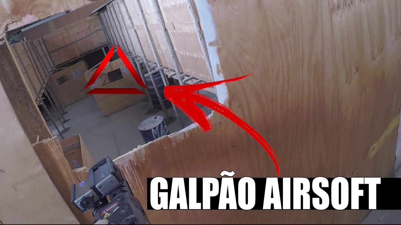 JOGUEI AIRSOFT DENTRO DO GALP&Atilde;O COM MINHA KWA RONIN!