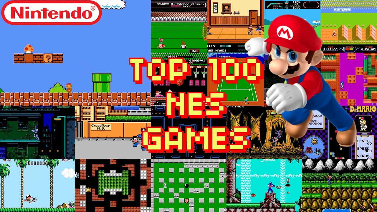 Top 100 NES Games! 😭 #nostalgia #retrogaming #alltime