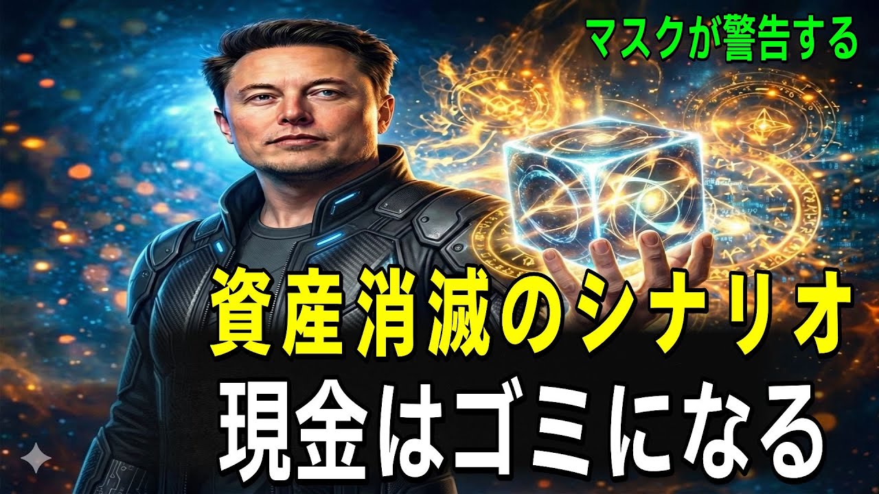 ※閲覧注意※「まだ貯金してるの？」イーロン・マスクの警告がヤバすぎる 日本人が知らない2026年の真実