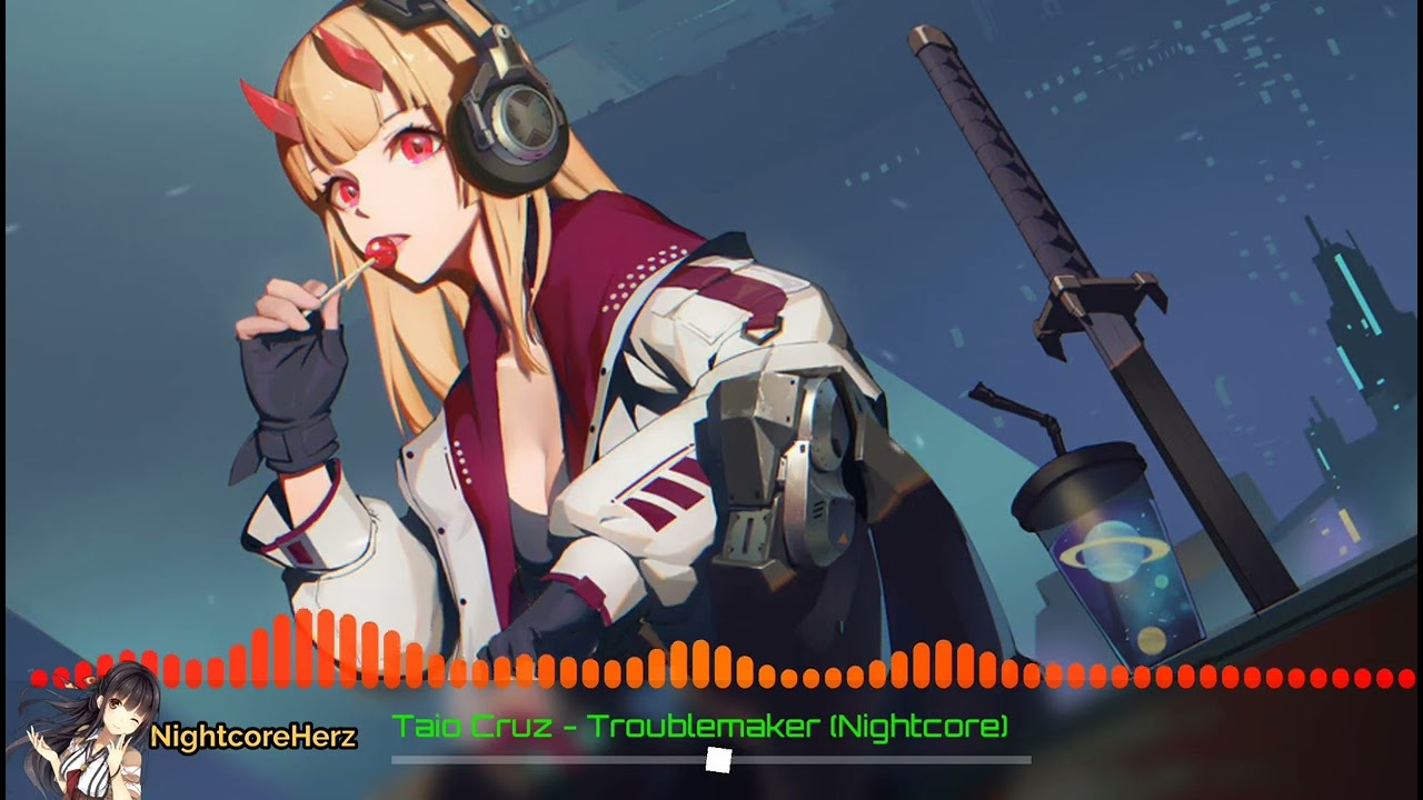 Taio Cruz - Troublemaker (Nightcore)