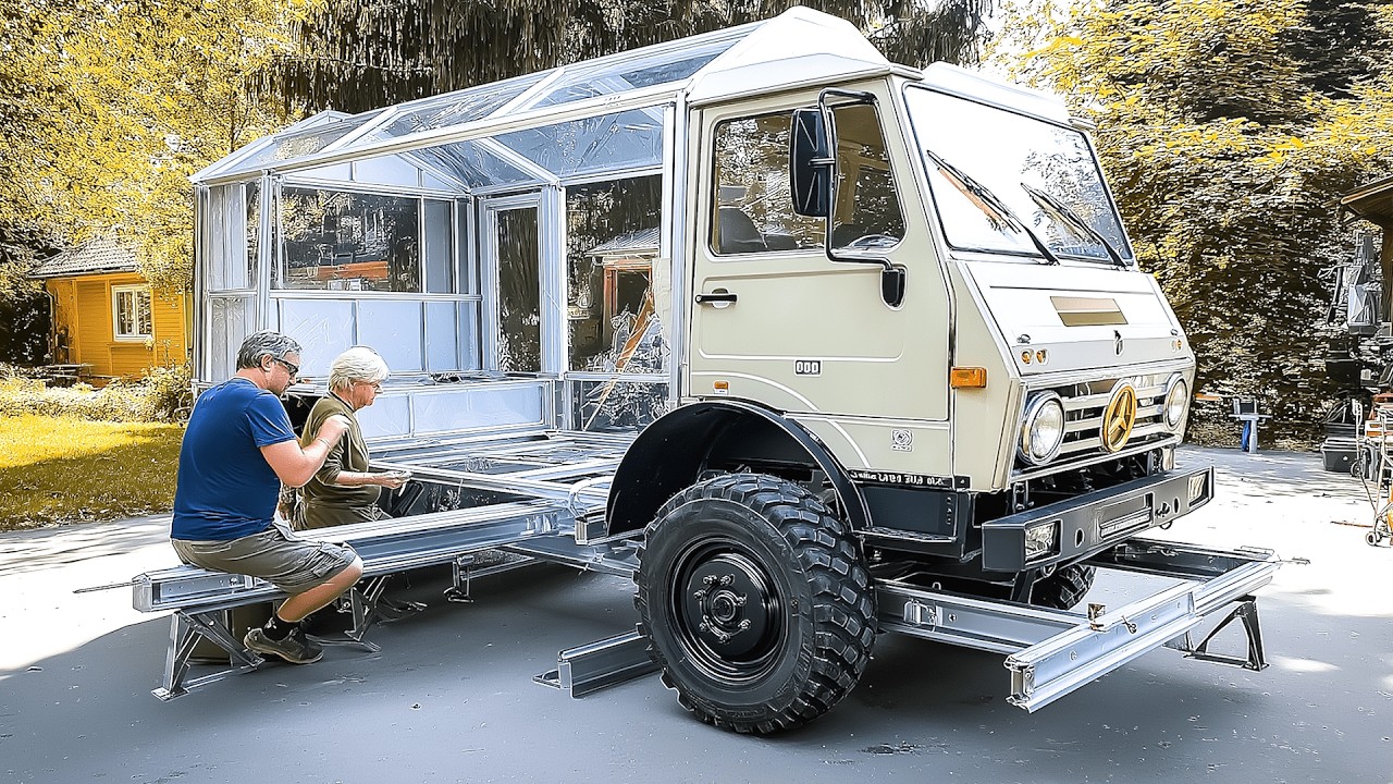 Couple Transforms Military Truck into Dream Camper | 1 Year Timelapse by @Out the gate Off road 🌞🏔️