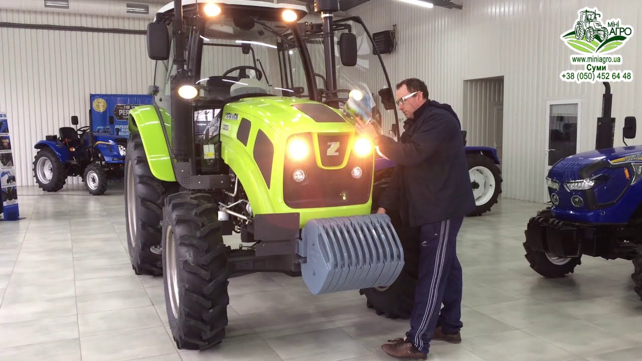 Трактор ZOOMLION RH 1104 на 110 к.с. Китай с КРУТЫМ двиглом! Доставка бесплатно