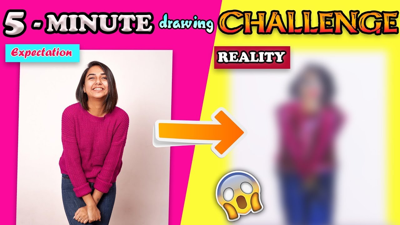 DRAWING 5 YouTubers in 5 MINUTES with Oil Pastels😨!! BBkiVines, Mahatalli, MostlySane and more!