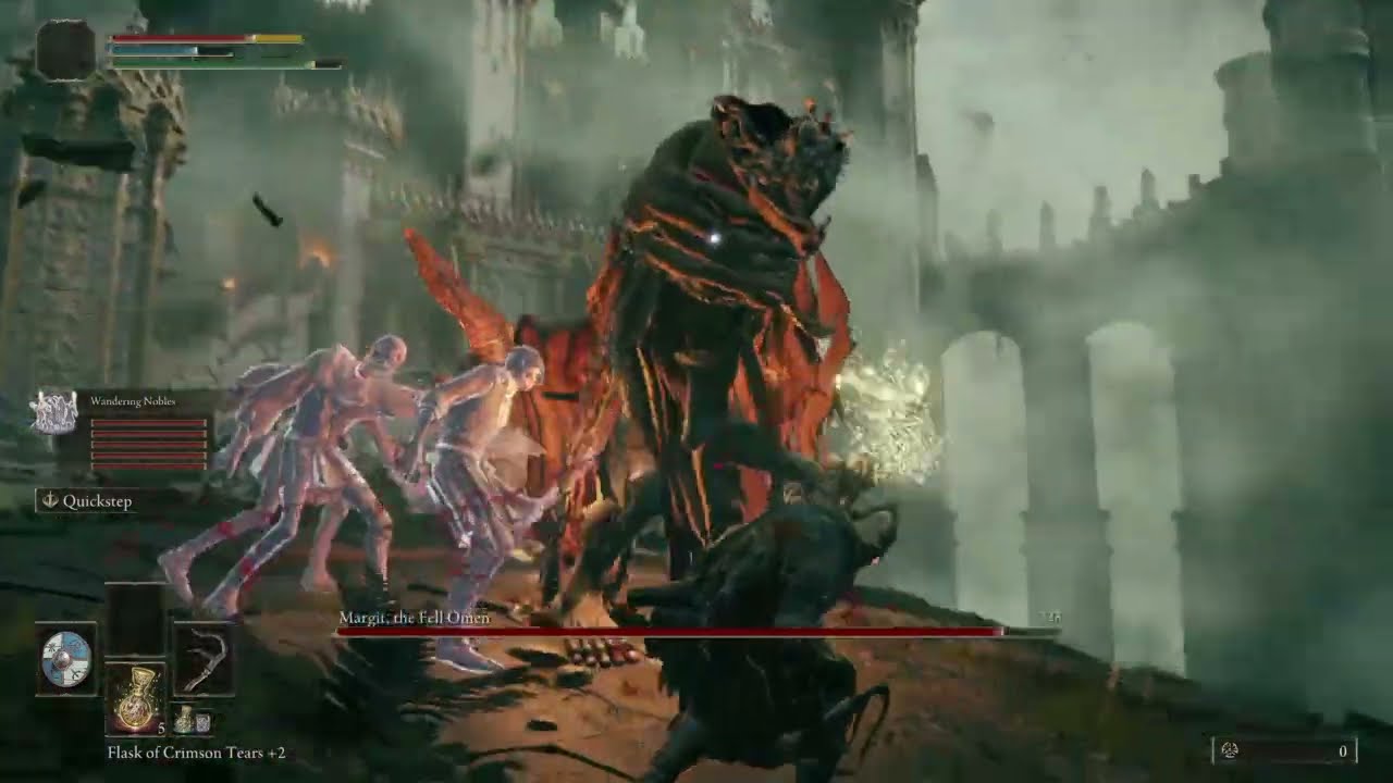 Margit The fallen oden bossfight