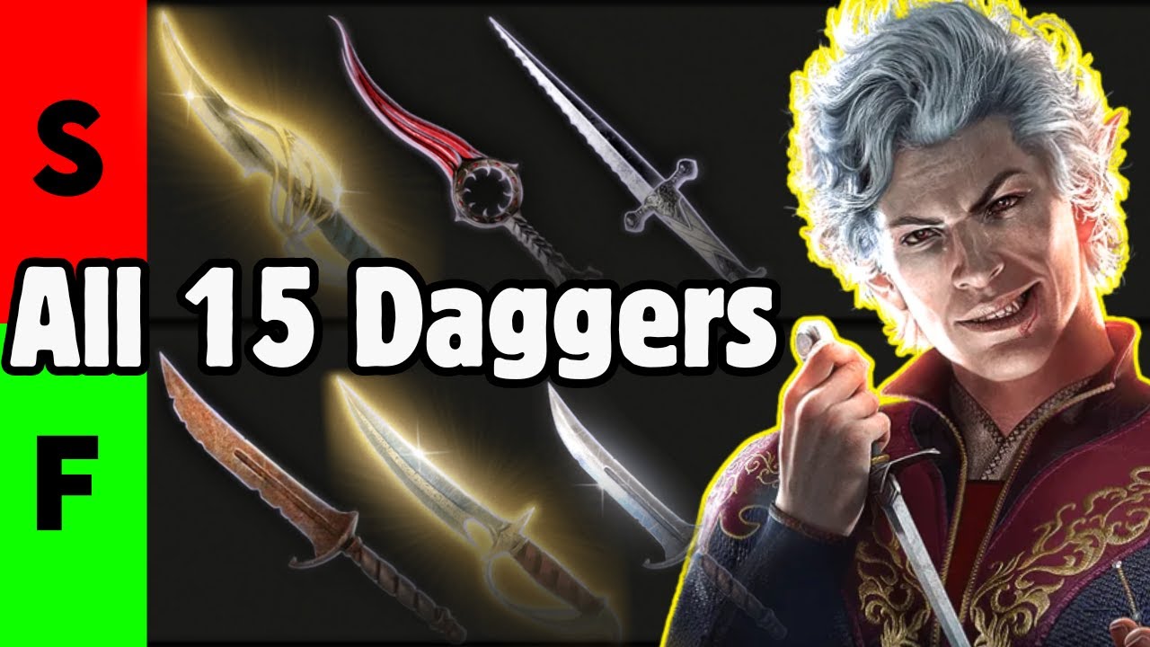 Ranking EVERY Dagger in Baldur's Gate 3 - Tier List