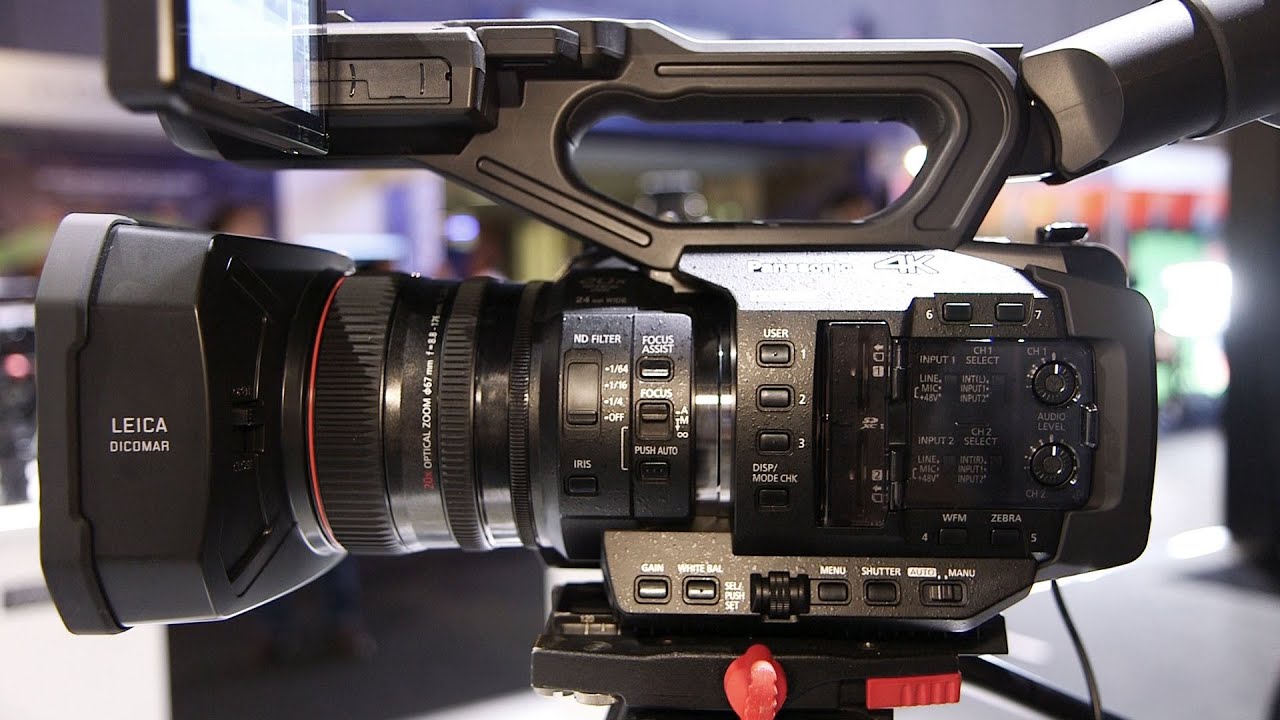 IBC2016: Panasonic 4K-Handhelds AG-UX180 and AG-UX90