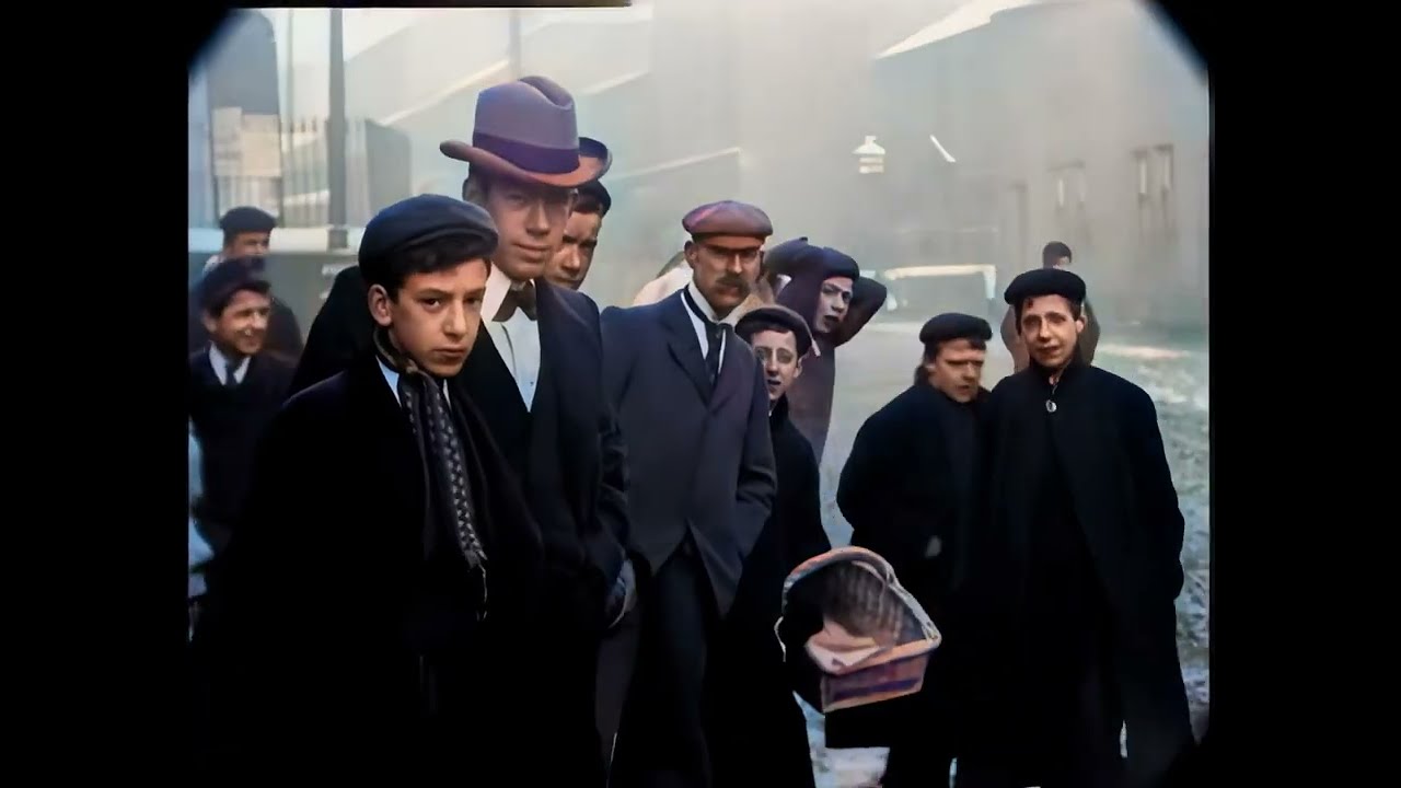 Edwardian Era - London 1902 in colors, Time machine to old times. 4k 60fps