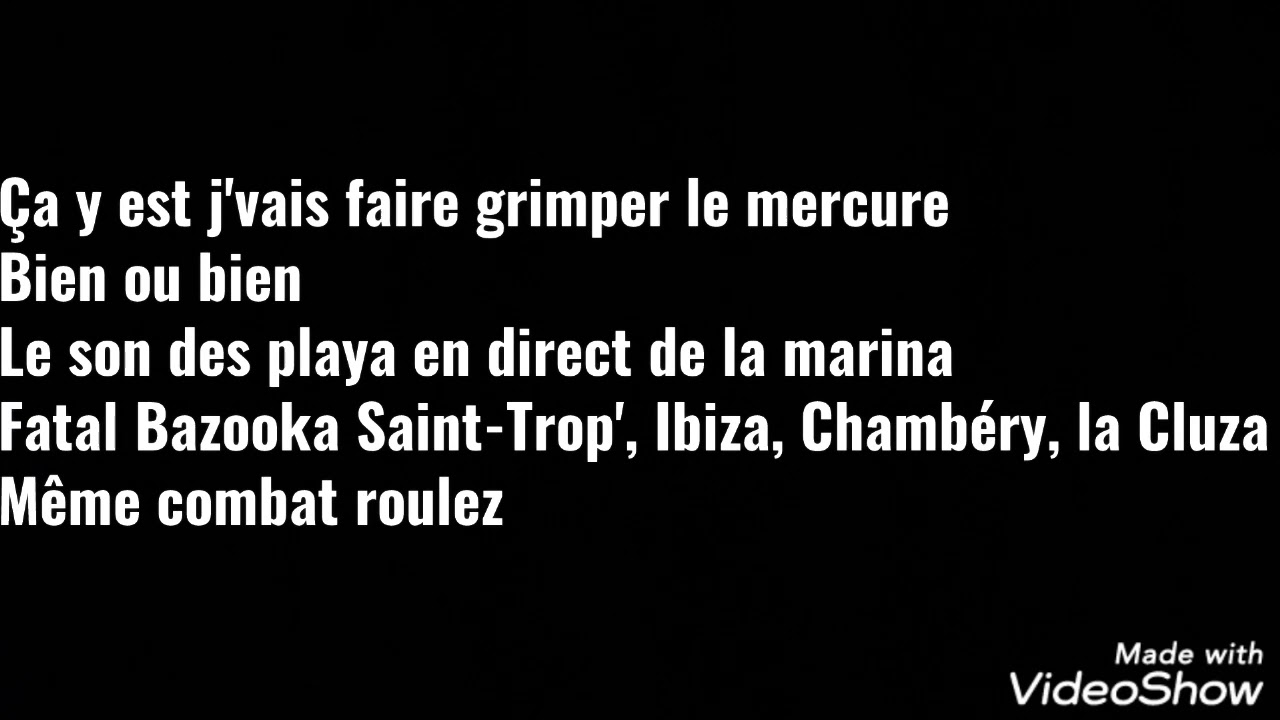 Fatal Bazooka Trankillement Paroles