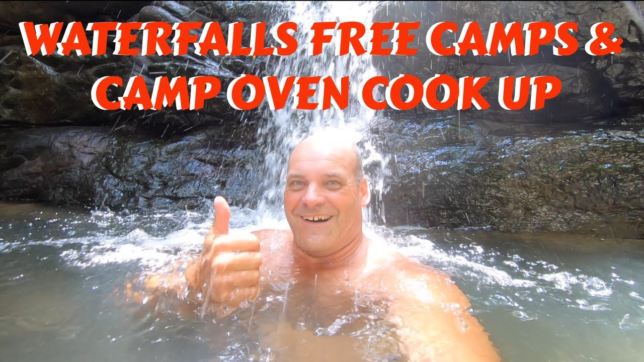 Free & low cost camps Sunshine Coast, Waterfalls and camp oven cook up + a guest appearance Ep.75
