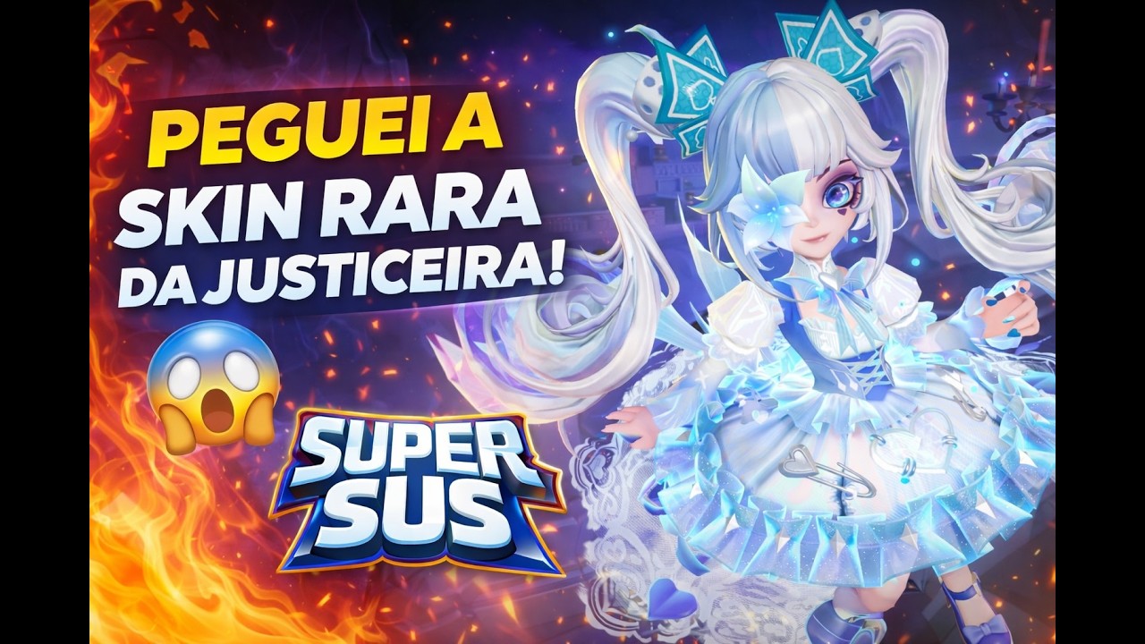 🔥 RESGATEI a NOVA SKIN RARA da Justiceira no SuperSus!