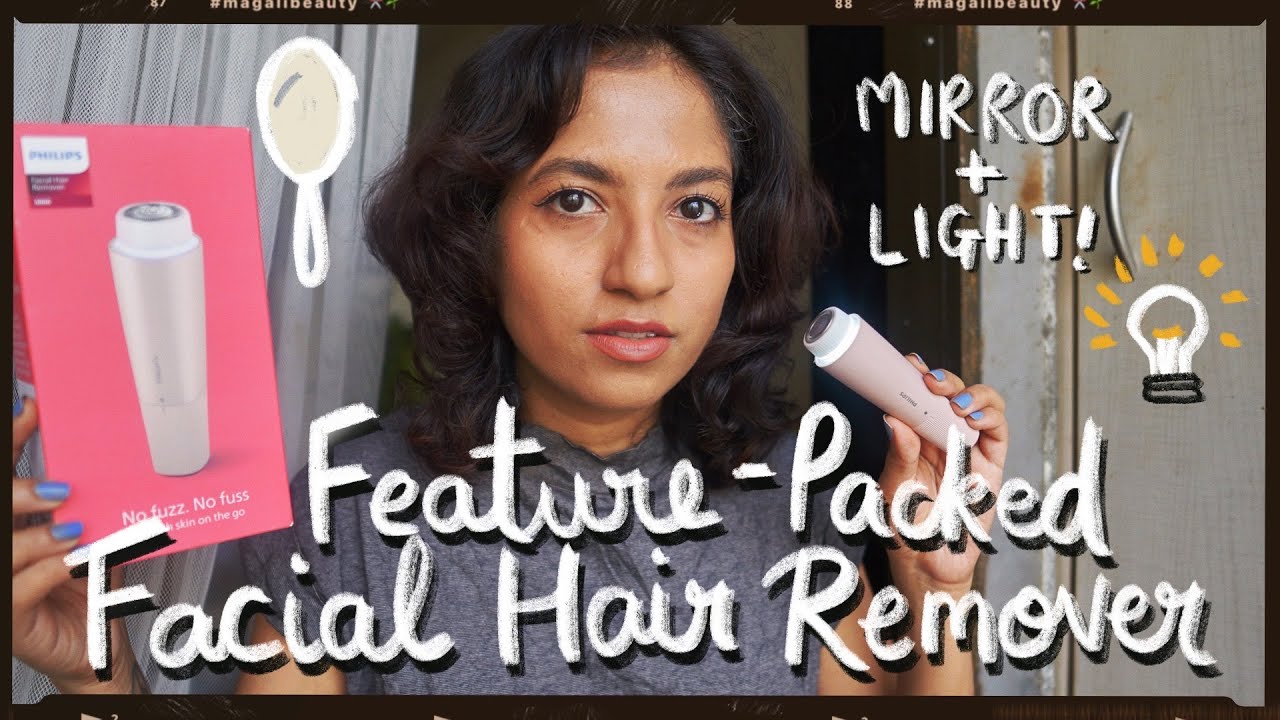 Best new facial hair remover in 2024? 💡 Philips Facial Hair Remover 5000 Demo + Review