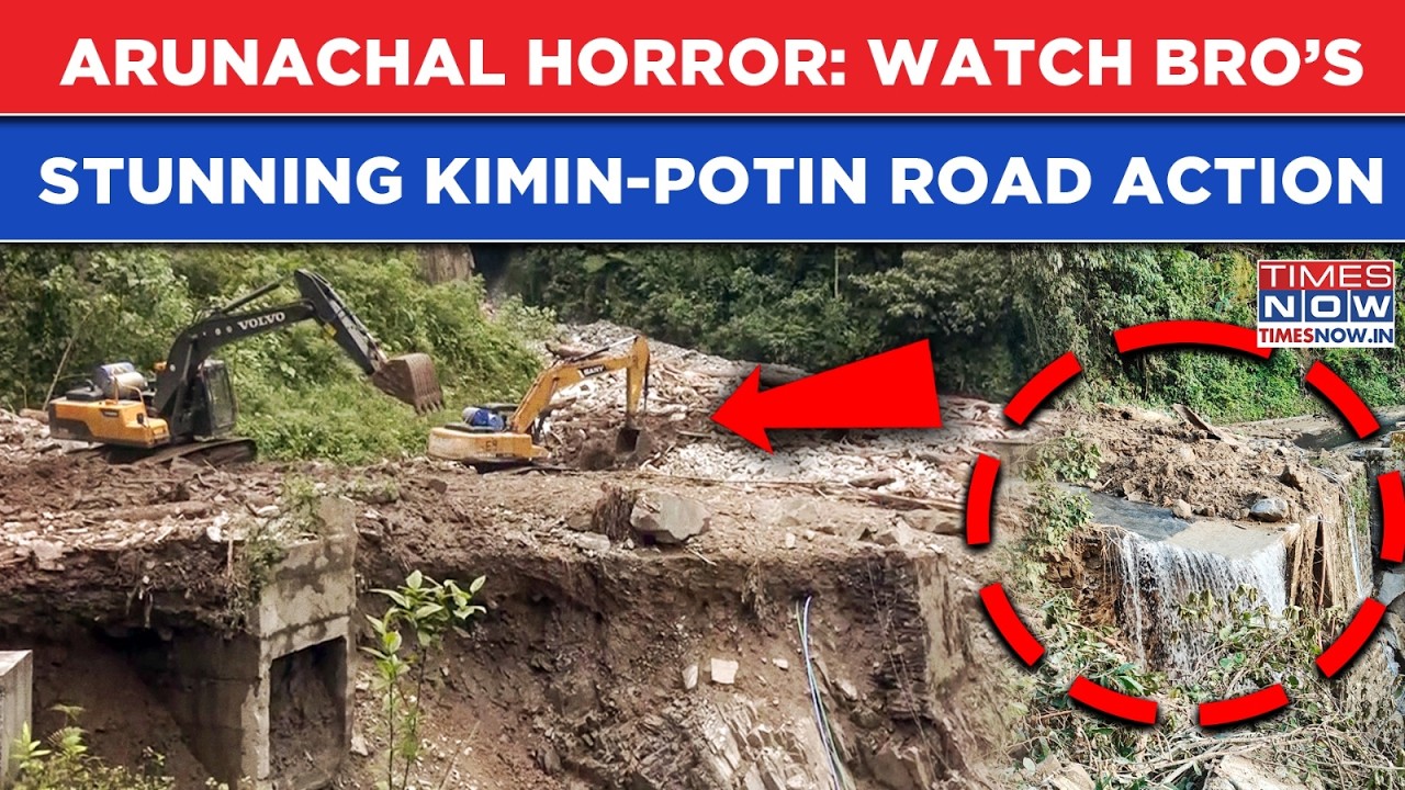 Arunachal Horror: Flash Floods, Landslides, Rains But India&rsquo;s BRO Stuns With Kimin-Potin Road Action