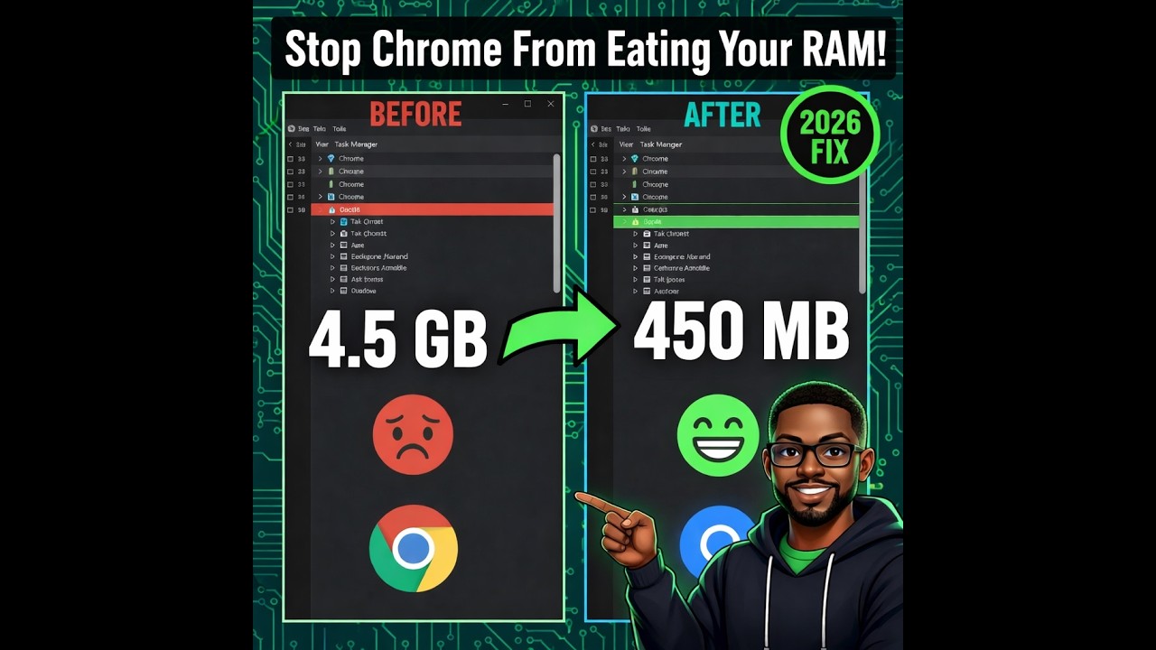 Chrome Eating Your RAM? Do THIS!