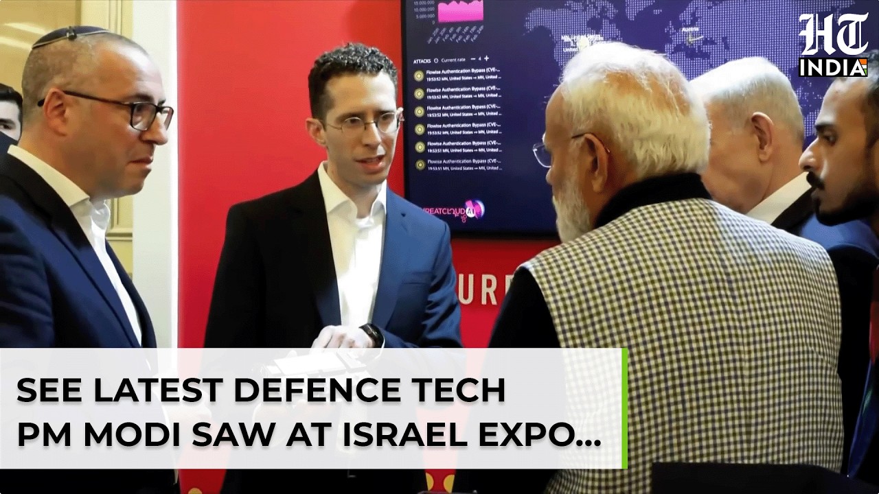 Watch: Latest Defence, Cybersecurity, Quantum, AI Tech PM Modi Saw At Israel Expo With Netanyahu