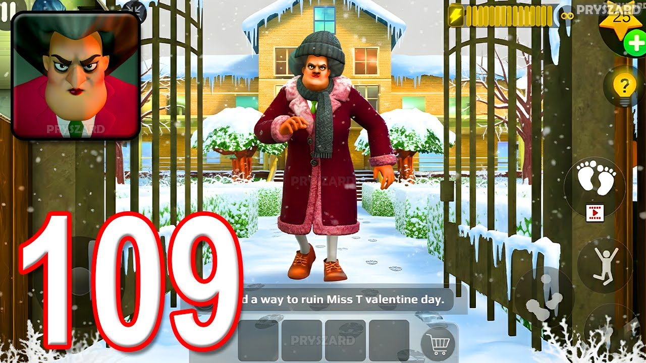 Scary Teacher 3D - Gameplay Walkthrough Part 109 - Winter Special All Levels (iOS, Android)