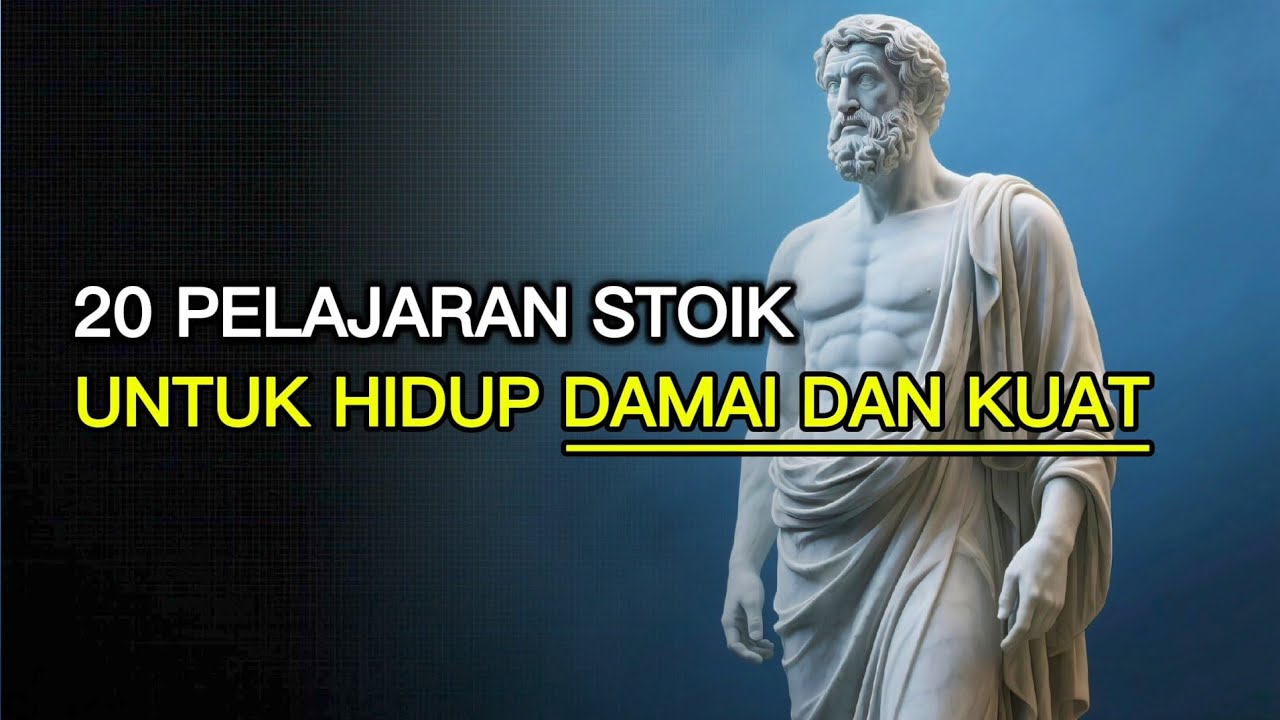 20 Pelajaran Stoik: hidup damai, tenang dan bahagia | Filsafat Stoikisme