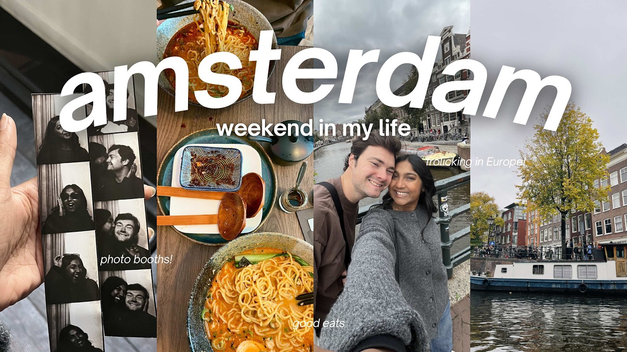 a few days in amsterdam | europe travel vlog