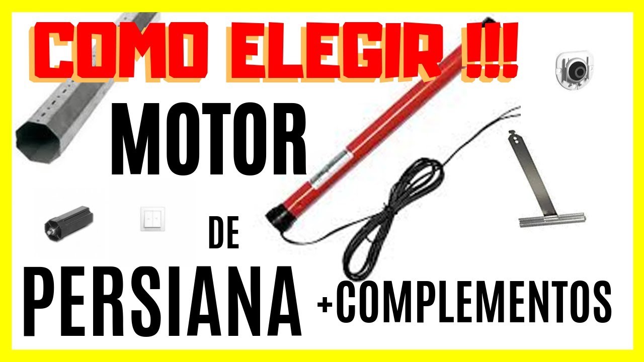 ✔ MOTOR PERSIANA completo. 👌 Instalación MOTOR ELECTRICO