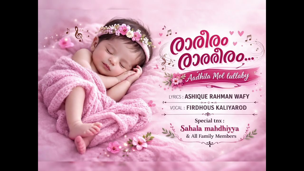 Aadhila Mol lullaby ❤️