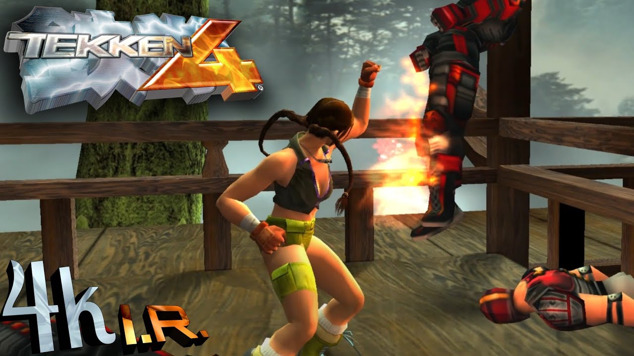 Tekken 4 | Julia Chang | Tekken Force | pcsx2 (ps2) 5k [2880p] I.R. wide-screen gameplay.