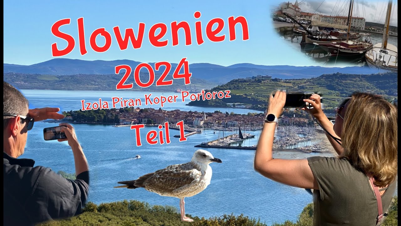 9 Tage Slowenien mit Van, Vespa und MTB - Izola, Strunjan, Piran, Portoroz und Koper - Teil 1-2