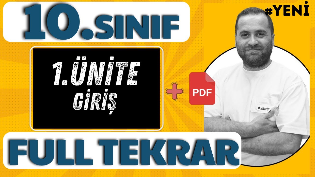 10.SINIF EDEBİYAT 1.ÜNİTE -GİRİŞ- KONU ANLATIMI (FULL TEKRAR) 📌PDF